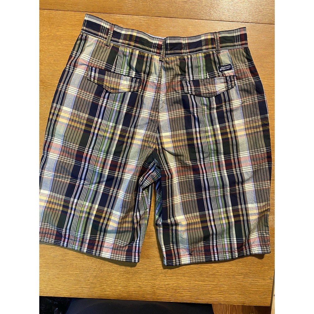 Canterbury Of New Zealand Rugby Chino Shorts Men 33 Multicolored‎ Plaid Outdoors - Picture 7 of 9